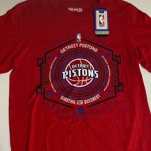 NWT NBA Adidas Detroit Pistons Men’s S T-Shirt